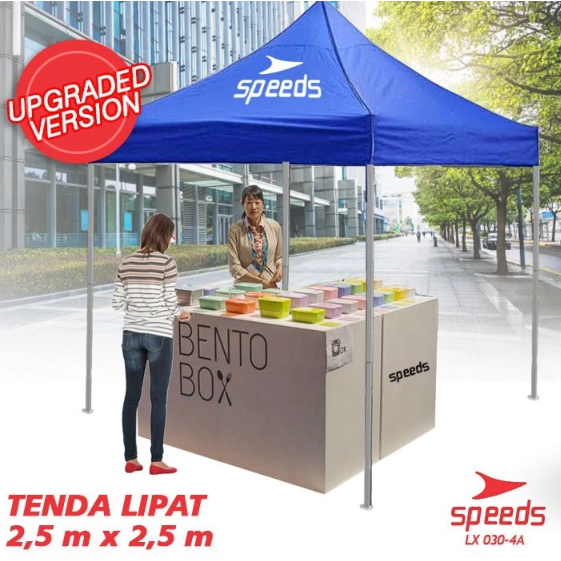 SPEEDS Tenda Lipat 2.5 x 2.5.2 x 2 (16KG) Tenda Bazar Pameran gazebo Tenda Dagang otomatis speeds 03