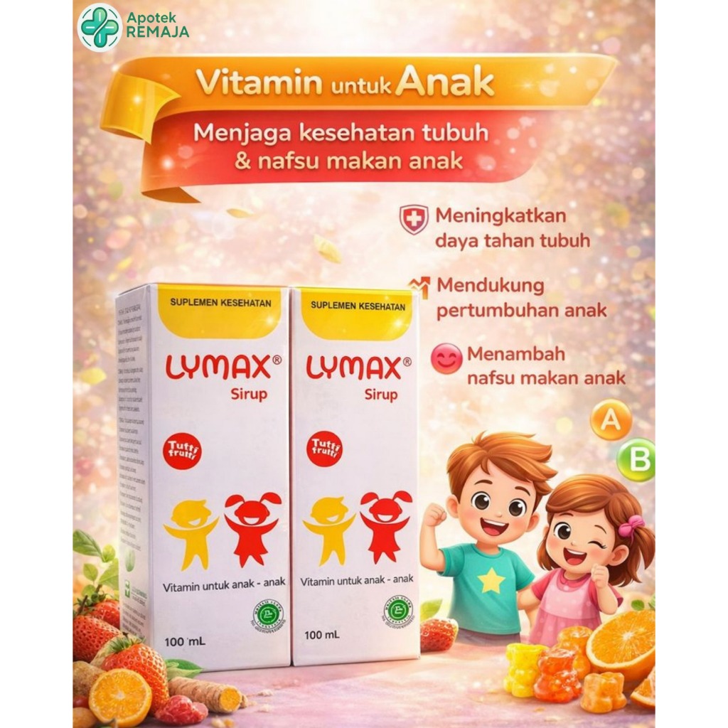 Lymax Sirup 60 mL Suplemen Kesehatan Anak