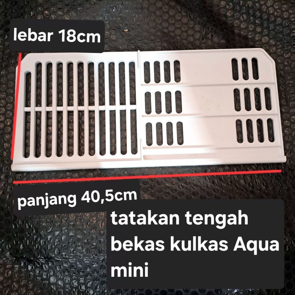 rak bekas kulkas aqua mini