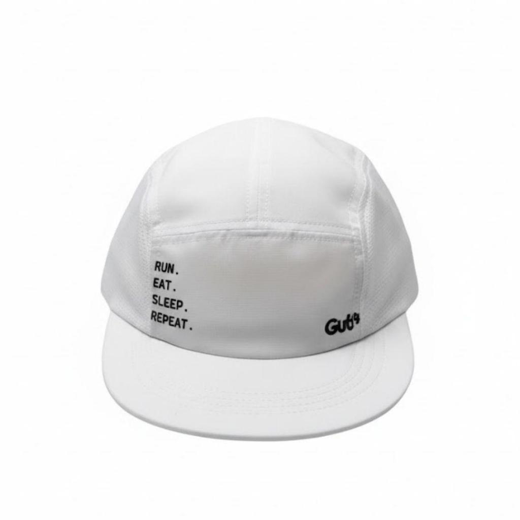 GULF - Topi Lari Run Eat Sleep Repeat White