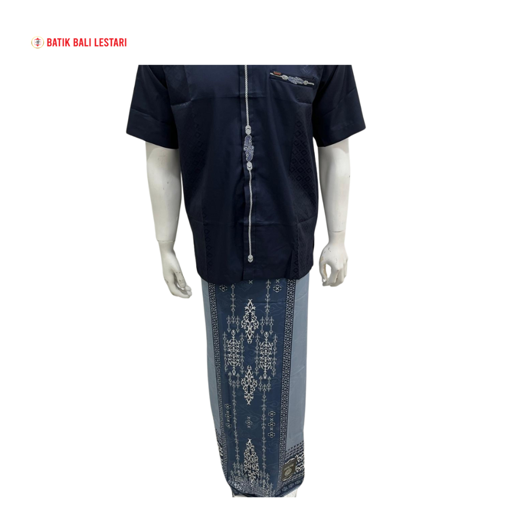 Batik Bali Lestari Sarung Samarinda Harum Cendana Biru (2592)
