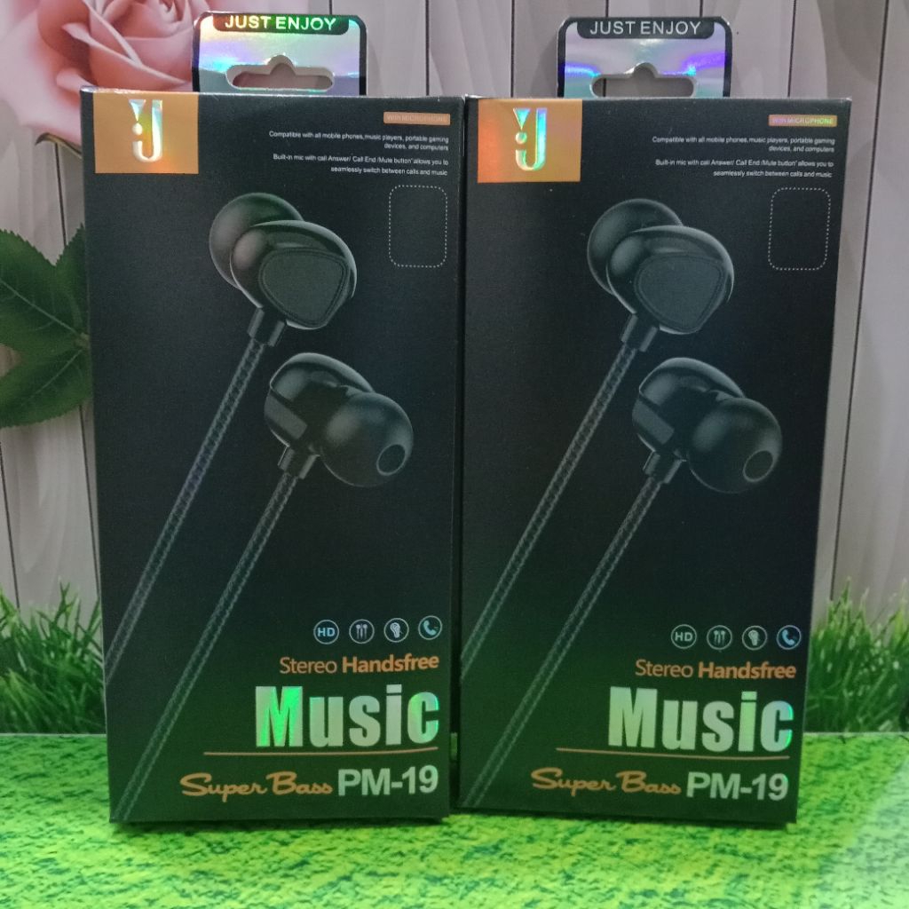 HANDSFREE JBL PM-19 SUPER BASS STEREO EARPHONE