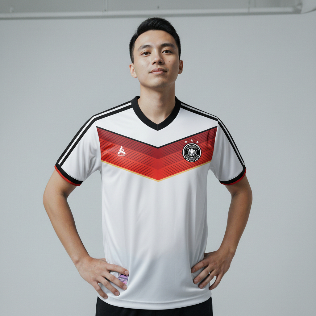ATHLETIC SPORTWEAR - Jersey Bola Fantasy Jerman 2014-2016 Fullprinting Casual - Atasan