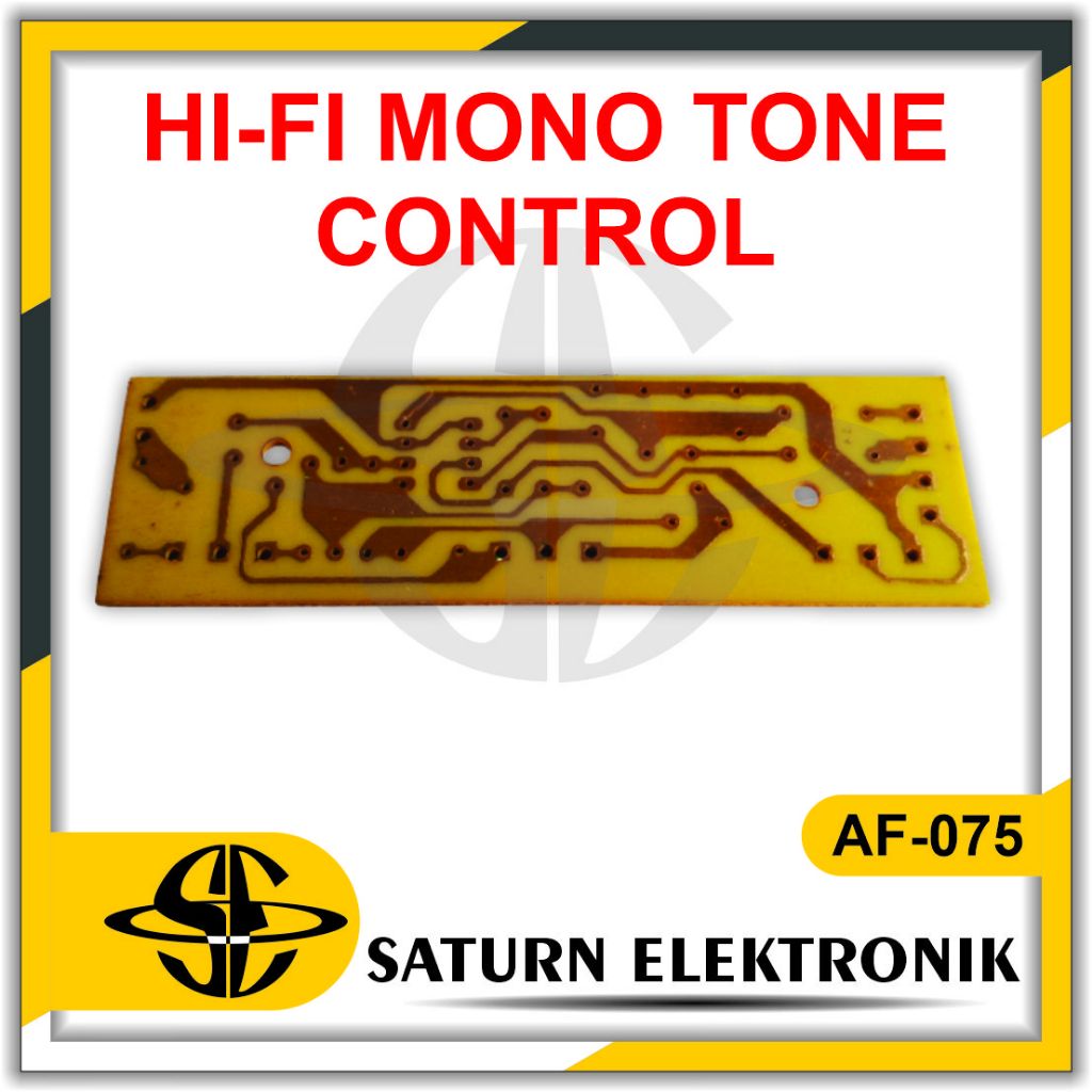 PCB Hifi Mono Tone Control 4558 AF-075
