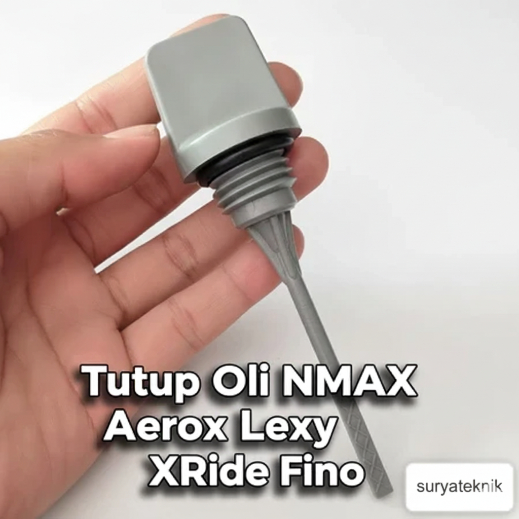 [2PCS] Tutup Oli NMAX Aerox Lexy XRide Fino / Tutup Oli mesin Atas Yamaha NMAX 155 / Colokan Oli mot