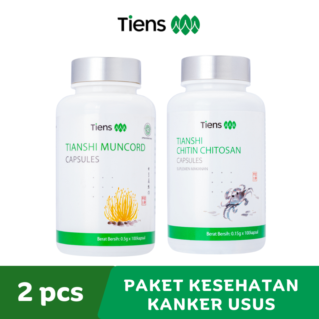 TIENS Tcm Herbal China Kanker Radang Usus Besar Buntu Fitofarmaka Bpom Halal Original
