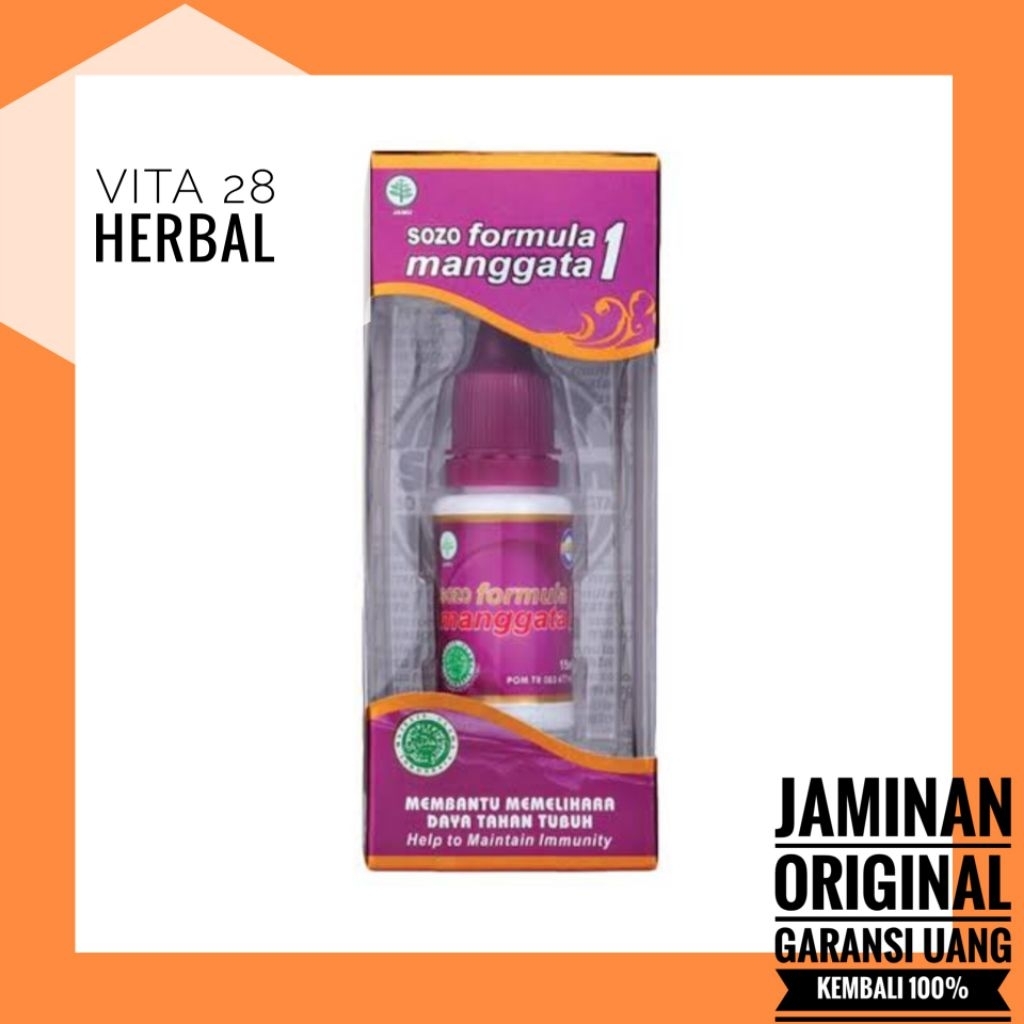 BIG DISKON SALE  JAMU TETES 15 ML ORIGINAL HERBAL ALAMI 100 % | SOZO FORMULA MANGGATA 1 | SOMAN 1 PL