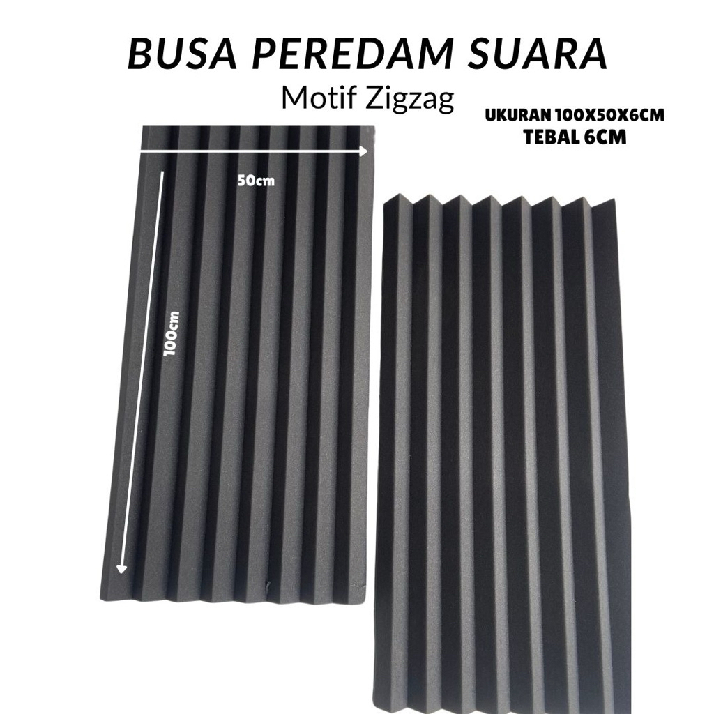Busa Peredam suara zigzag ruangan studio