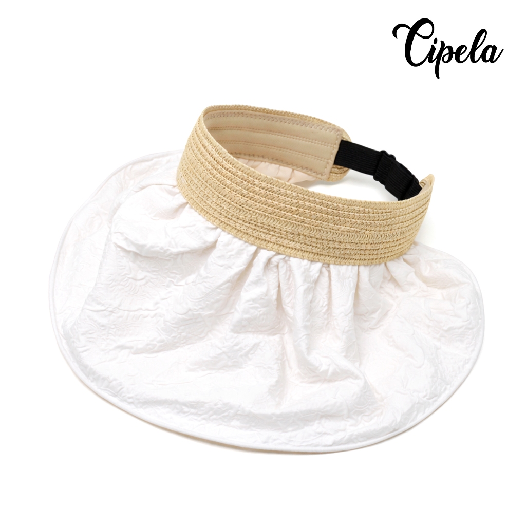 Cipelashop Topi Series C-34 Topi Visor Pantai Korea Musim Panas Outfit Premium