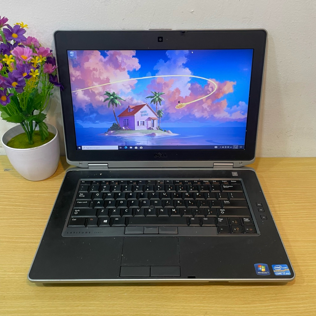 Second Laptop Dell Latitude E6430 intel Core i7-3740QM RAM 8gb SSD 256gb Original Bergaransi Mulus