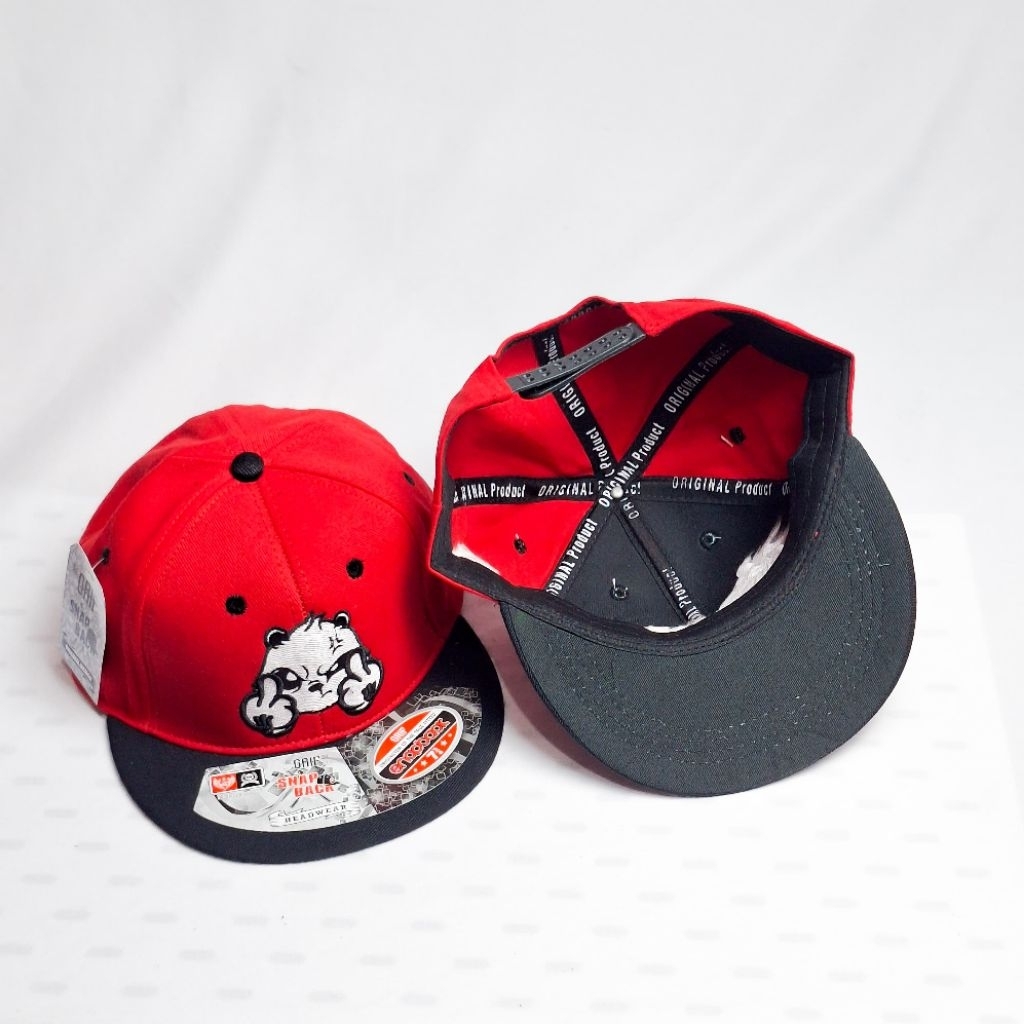 TOPI SNAPBACK PANDA HEROES//TOPI HIPHOP//TOPI DISTRO PRIA