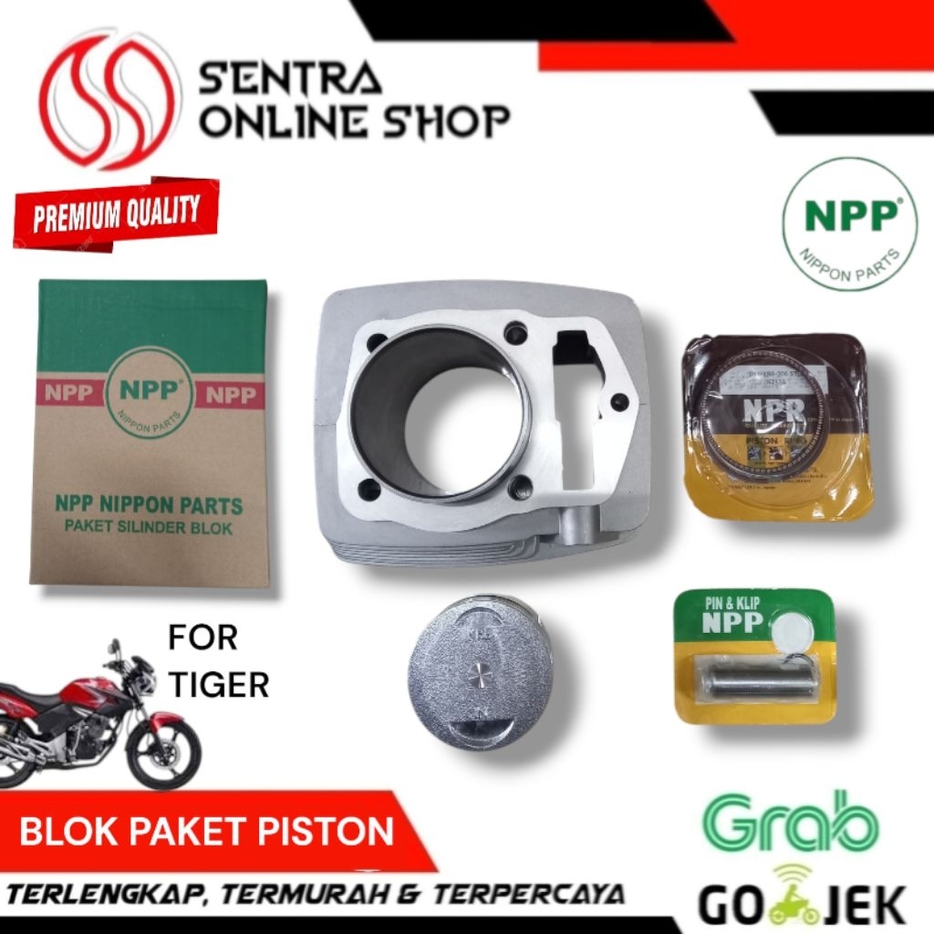 Silinder cylinder Blok block seher Tiger paket piston kit npp