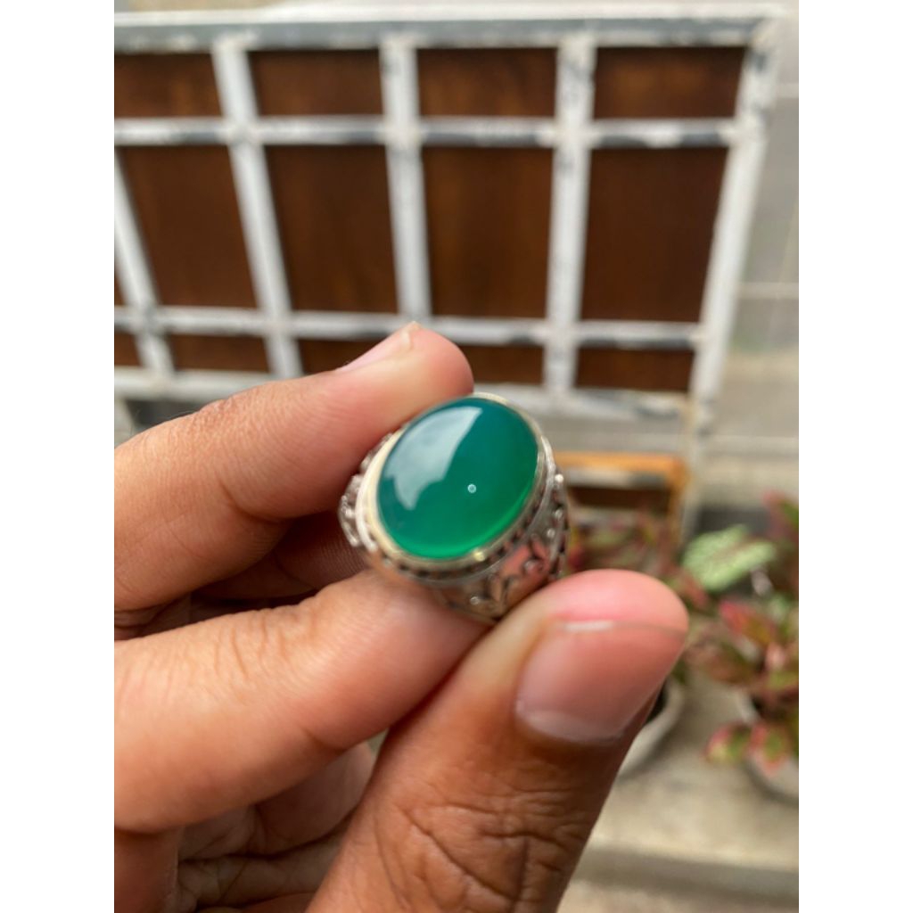 Batu Akik Hijau Garut Galian lawas Bungbulang