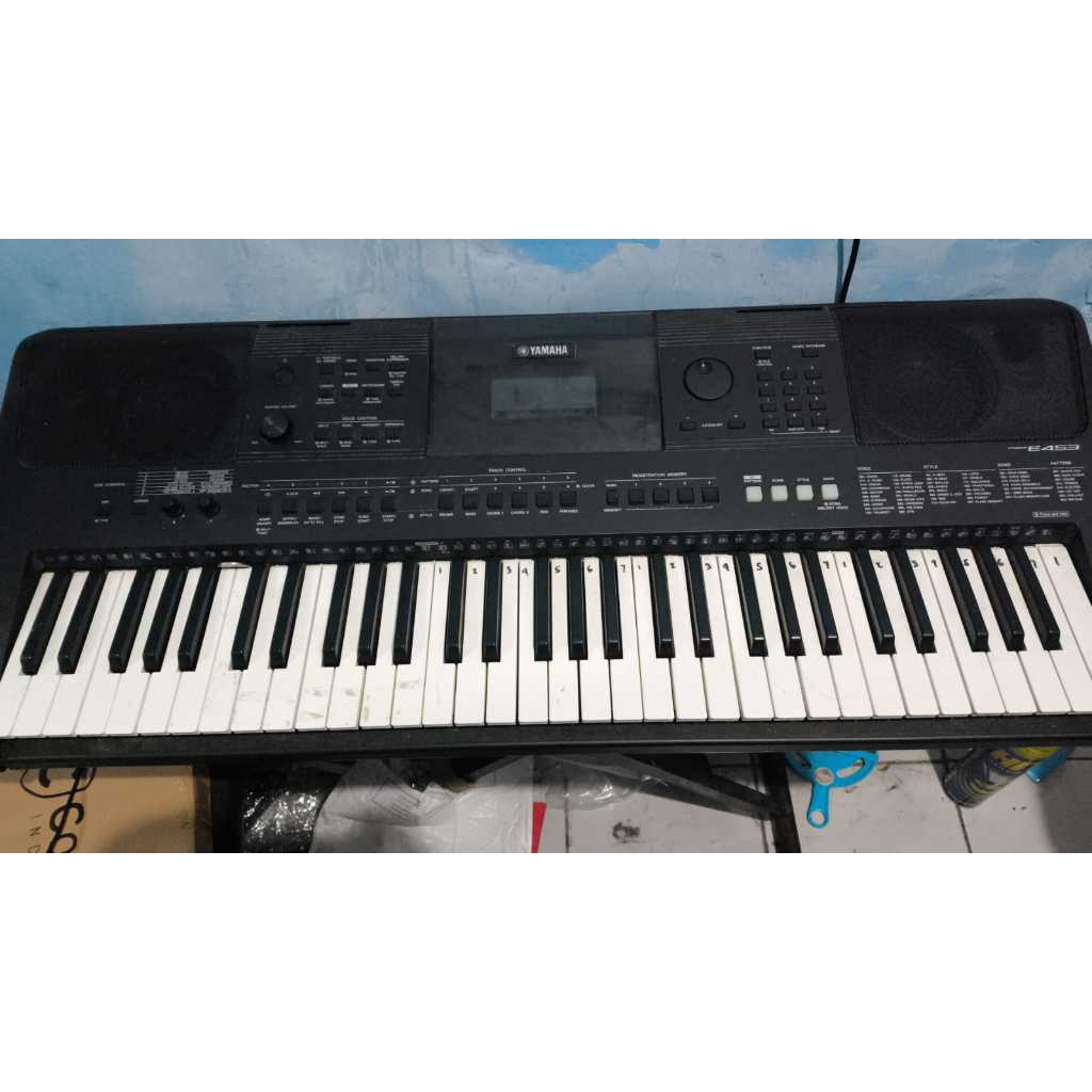 Keyboard Yamaha PSR E-453 Bekas Original | Bonus Pedal Sustain | Normal Terawat