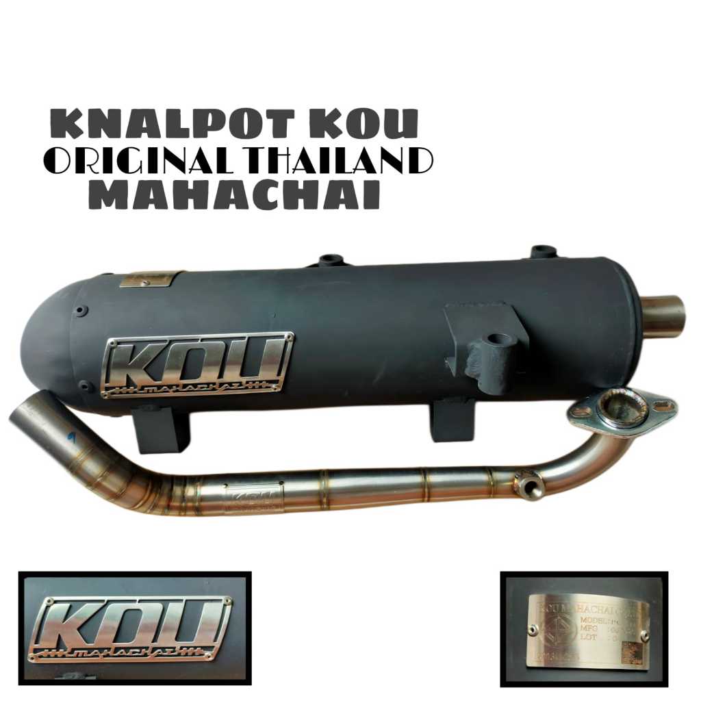 KNALPOT PCX 160 KOU MAHACHAI ORIGINAL THAILAND