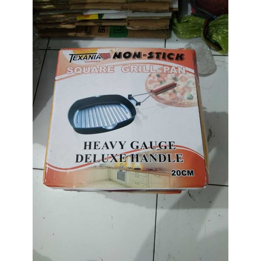 Texania Non Stick Square Grill Pan 20 Cm