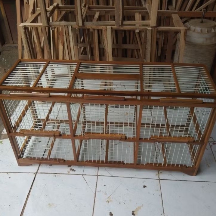 DONGDANG MERPATI 6 PINTU RUJI BAMBU BAHAN JATi RUJI FIBER