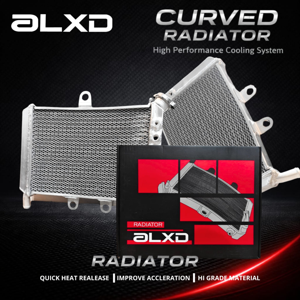 RADIATOR  NINJA R NINJA RR ALXD RACING RADIATOR PENDINGIN MESIN NINJA RR R NINJA SS BAHAN ALUMINIUM