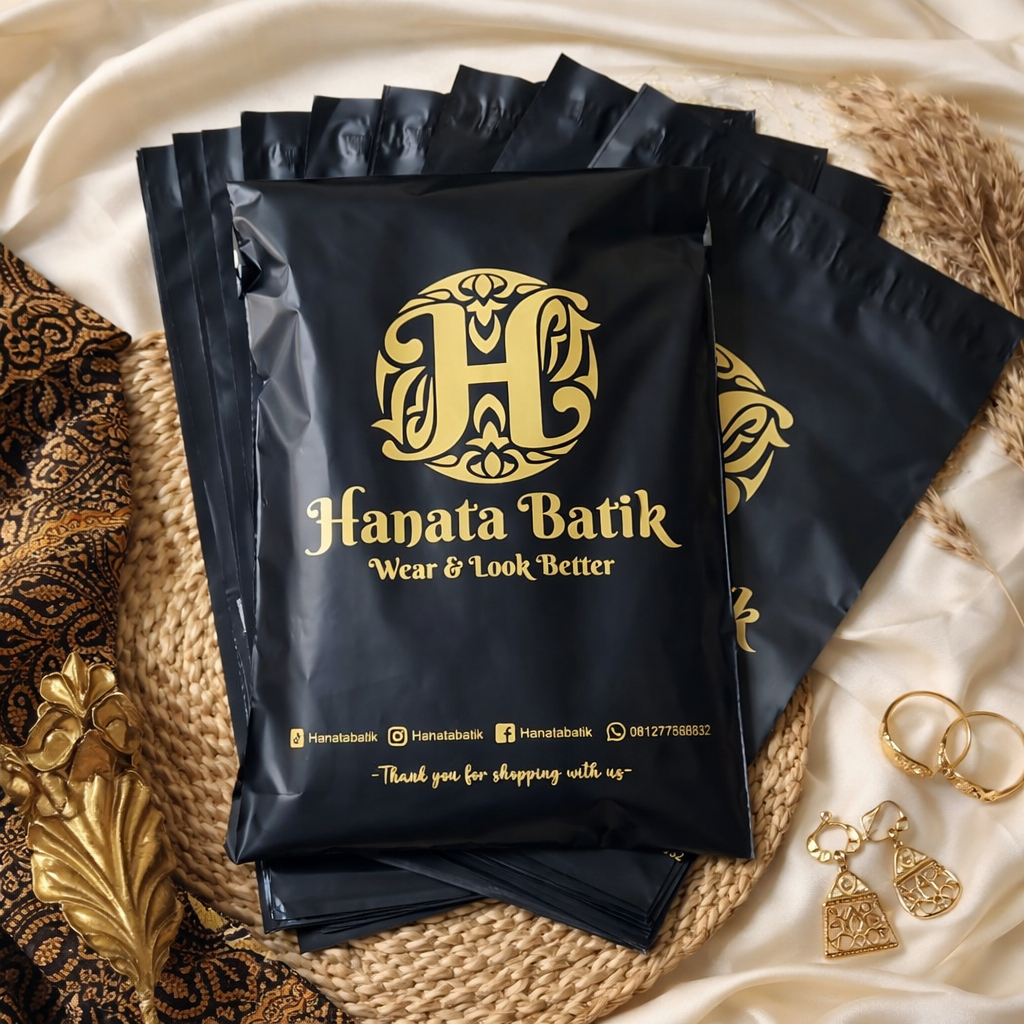 Plastik Polymailer Custom Sablon Packing Olshop