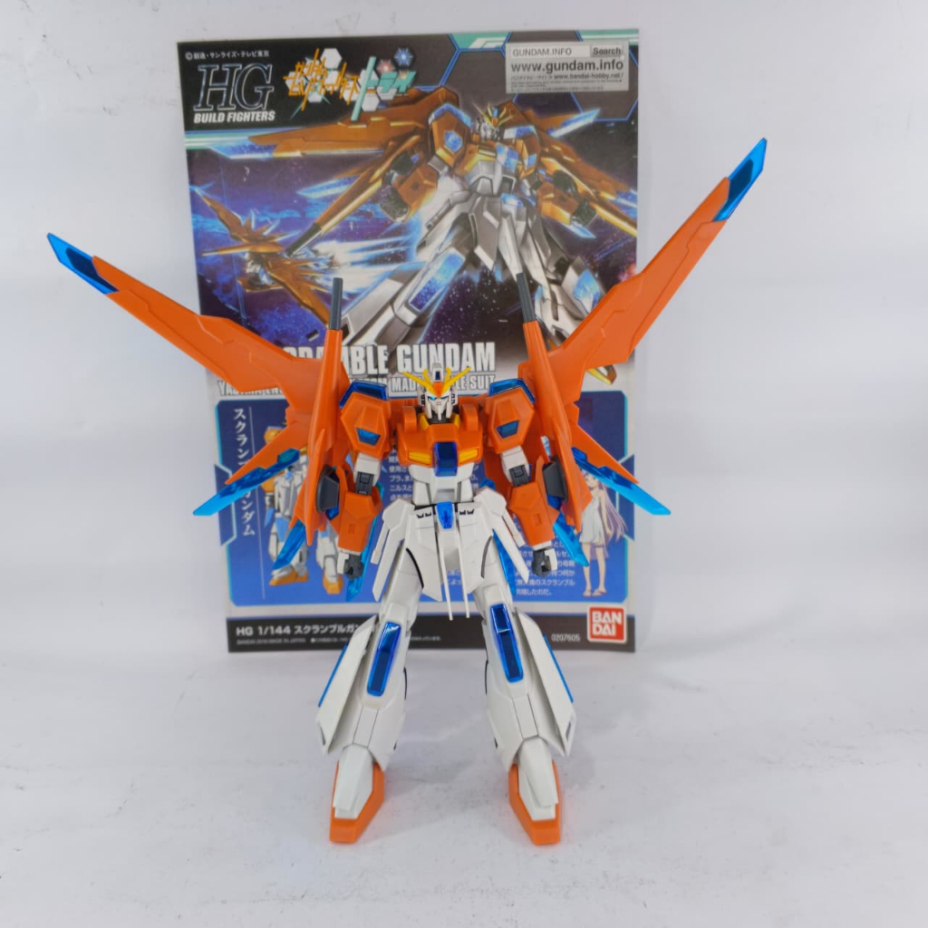 Bandai HGBFT Scramble / Model Kit Gundam HG 1/144 2nd Sudah Rakit HS154