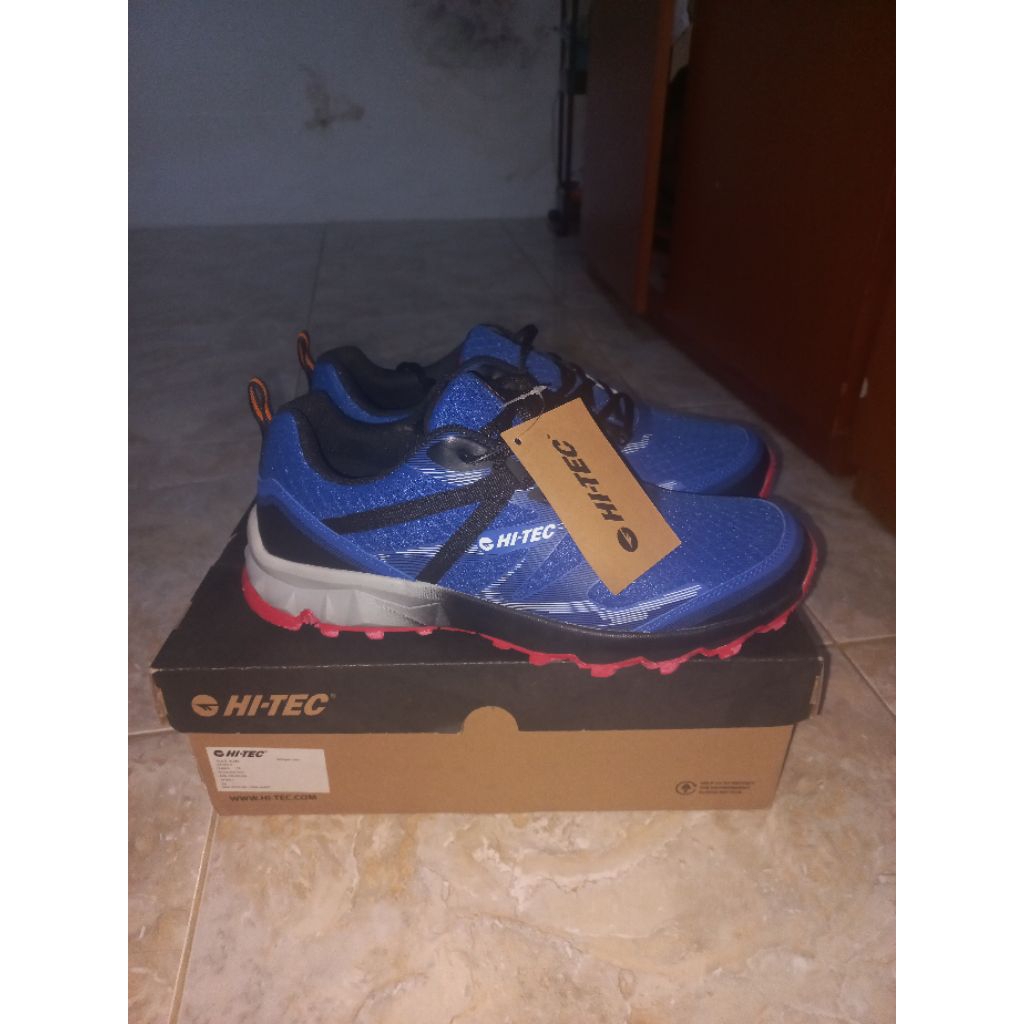 Hi-Tec Hallet Peak Original Sepatu Outdoor Cobalt/Black/Red