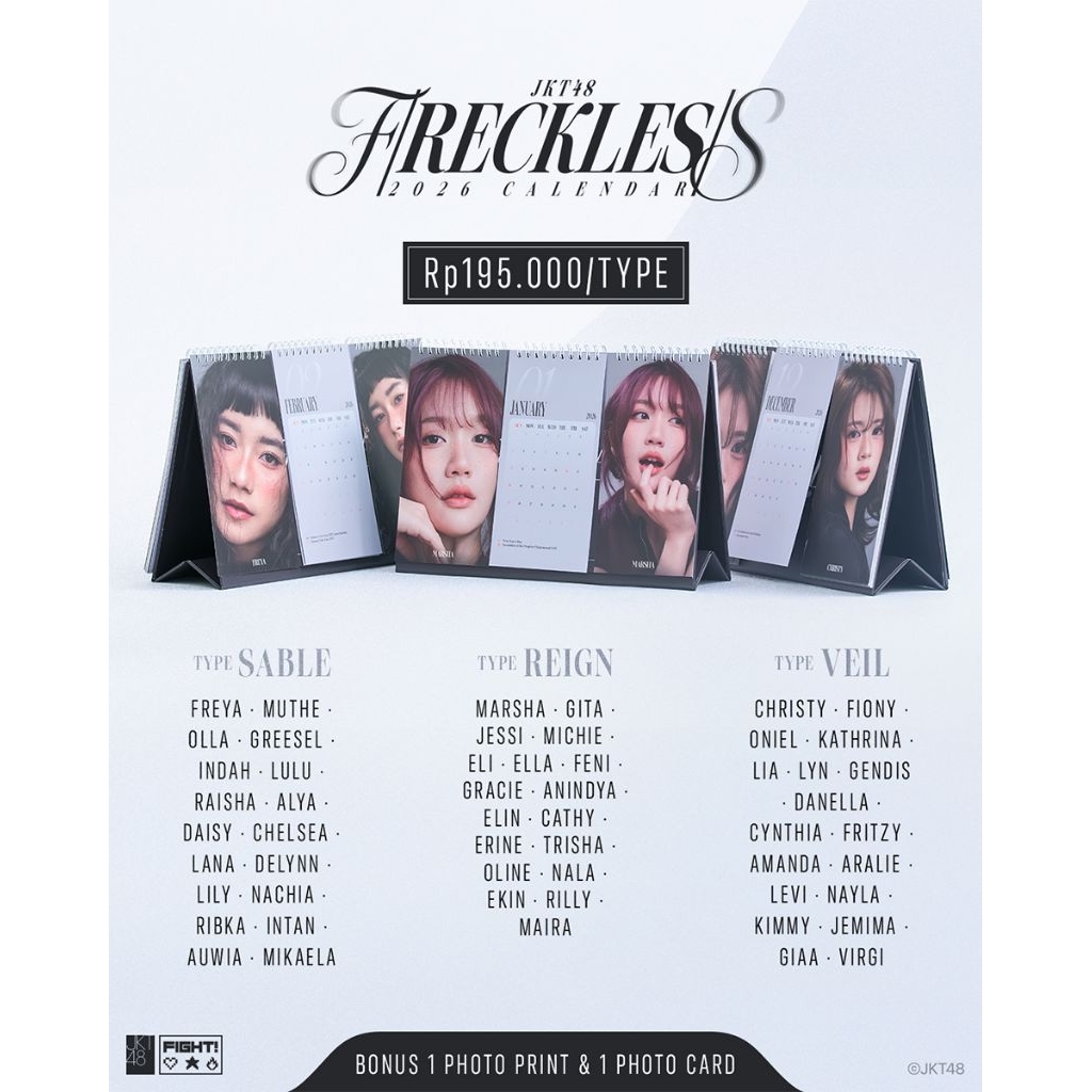 JKT48 Kalender FRECKLESS Official