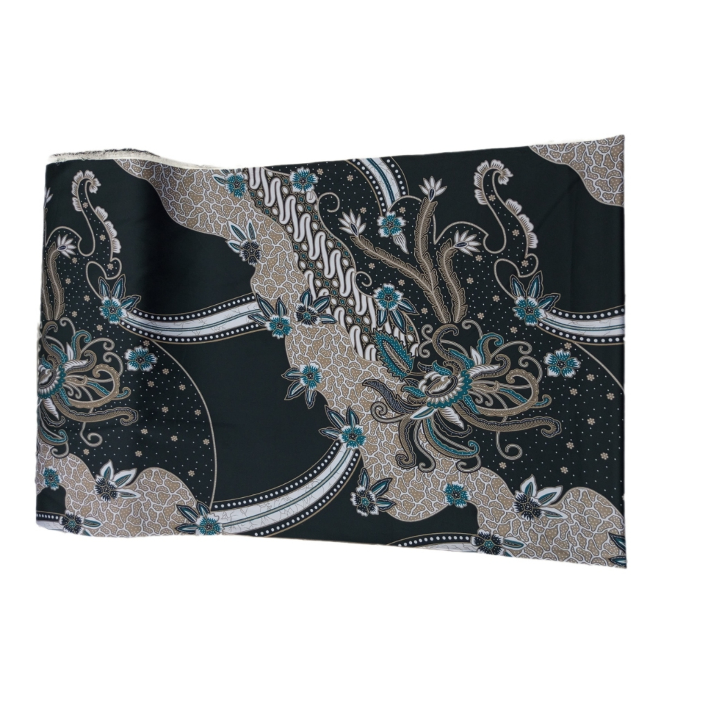 Kain Batik untuk kemeja pria wanita  Bahan Batik sutra halus untuk dress gamis