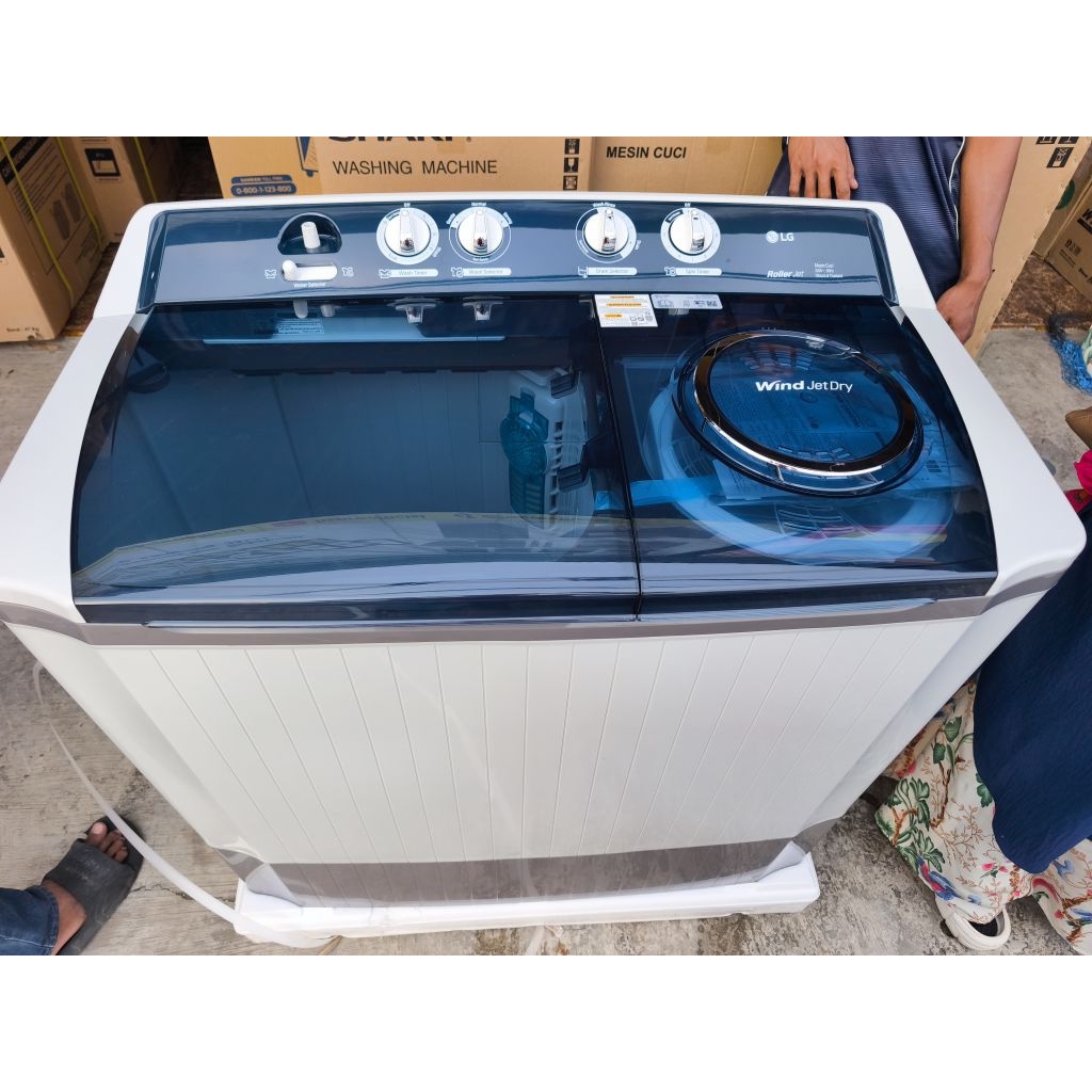 mesin cuci lg 16 kg 2 tabung / mesin cuci LG WP 1600