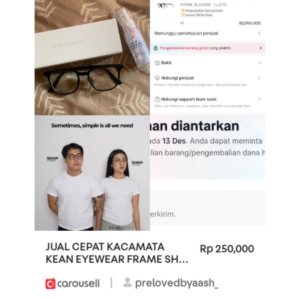 KEAN EYEWEAR FRAME SHAW