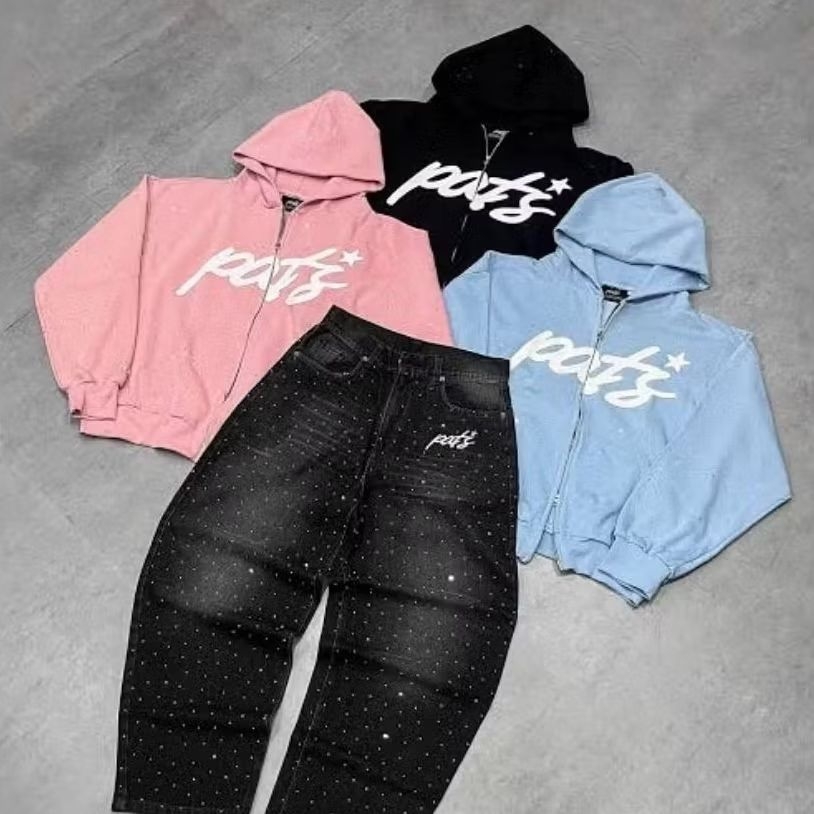 [ 100% ORIGINAL ] PATS ARCHIVE - ZIP HOODIE PATS COLLECTION