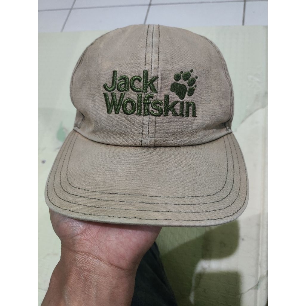 Jack Wolfskin topi jws canvas warna belel