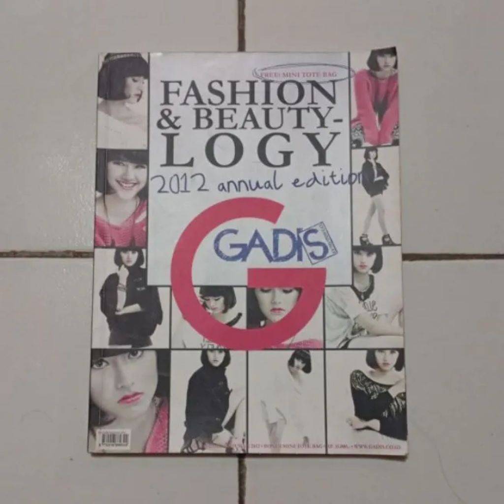 Majalah Gadis FASHION & BEAUTY LOGY 2012 Annual Edition Original Bekas
