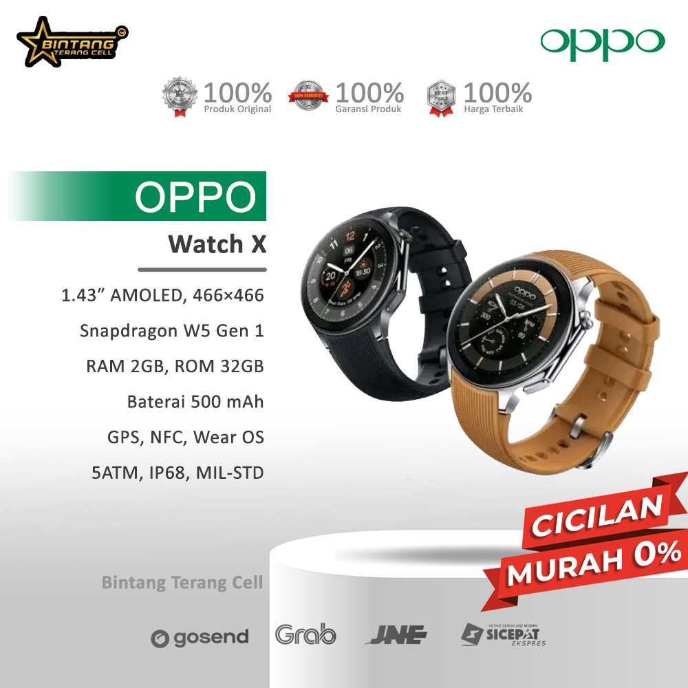 Oppo Watch X Garansi resmi