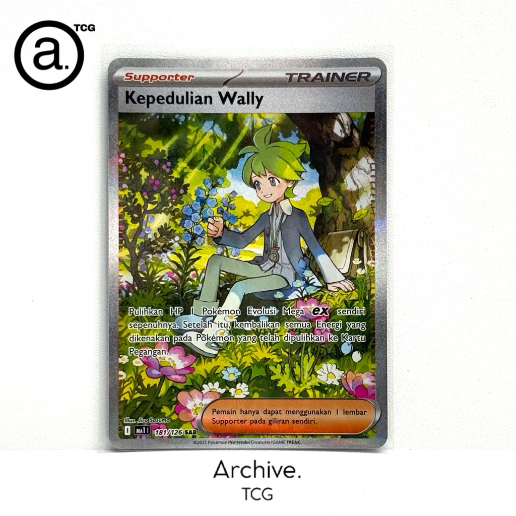 Kepedulian Wally SAR (181/126) Pokemon Indonesia ~ Evolusi Mega MA1