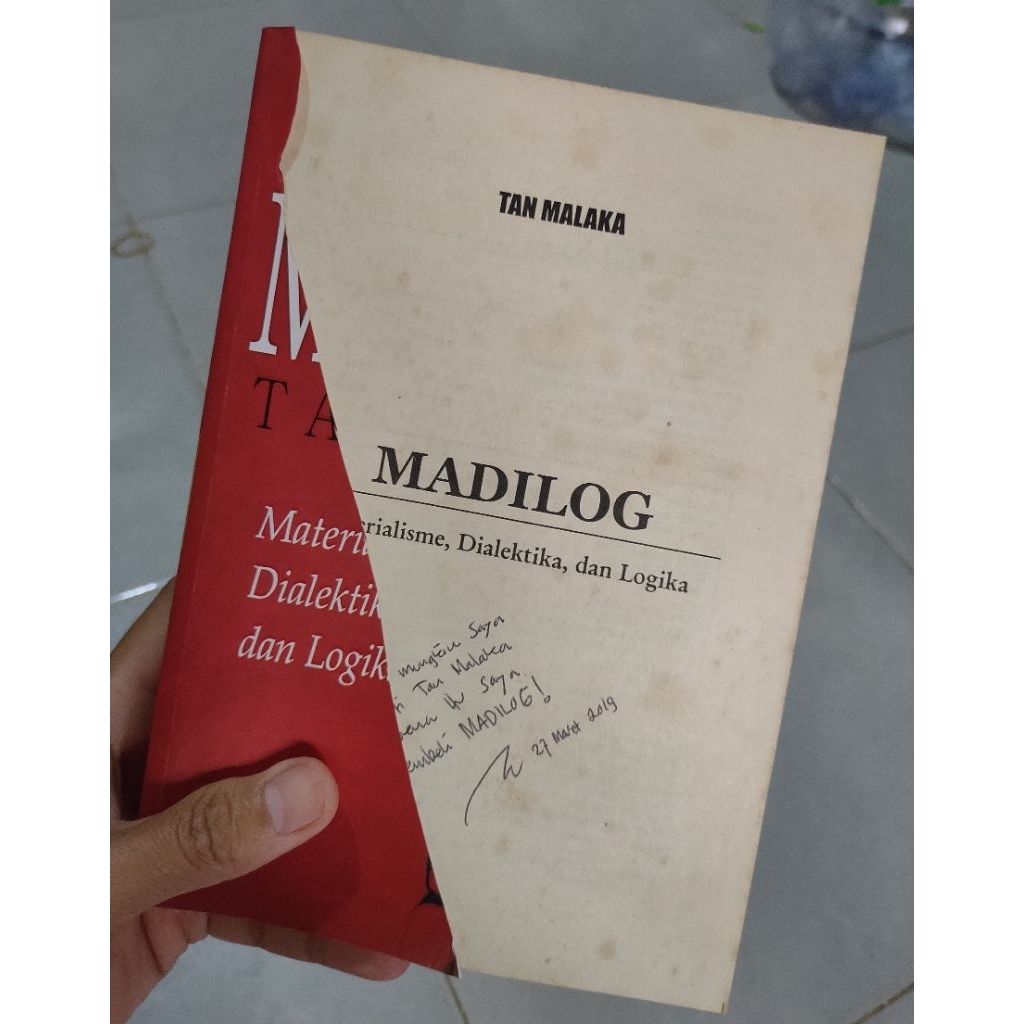 Buku Tan Malaka/Buku Madilog Tan Malaka/Buku Bekas Madilog/Buku PRELOVED Madilog/Karya Tan Malaka/Ka