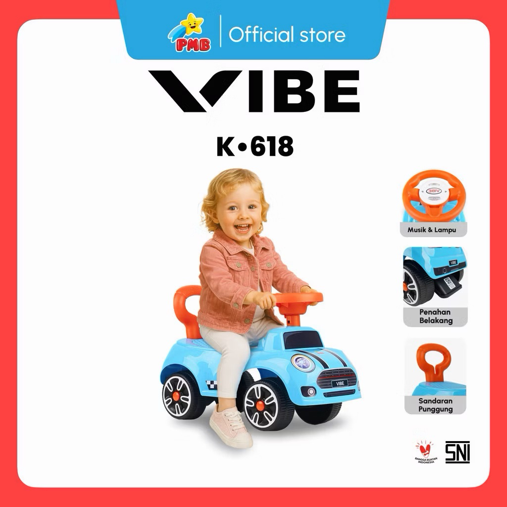 PMB Mainan Anak Mobil Tolocar Vibe – PMB Toys K618