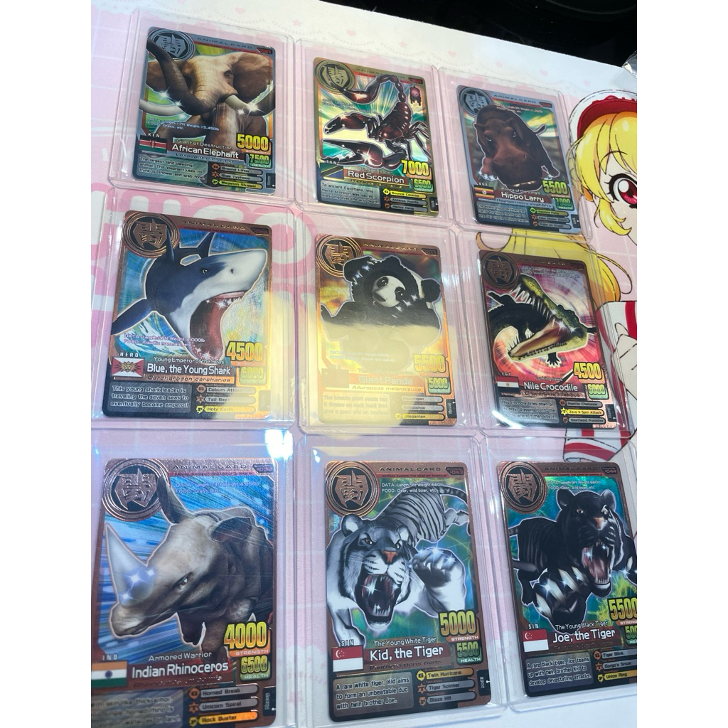 Animal Kaiser Plus Gold Silver Bronze Animal Card Red Scorpion V2