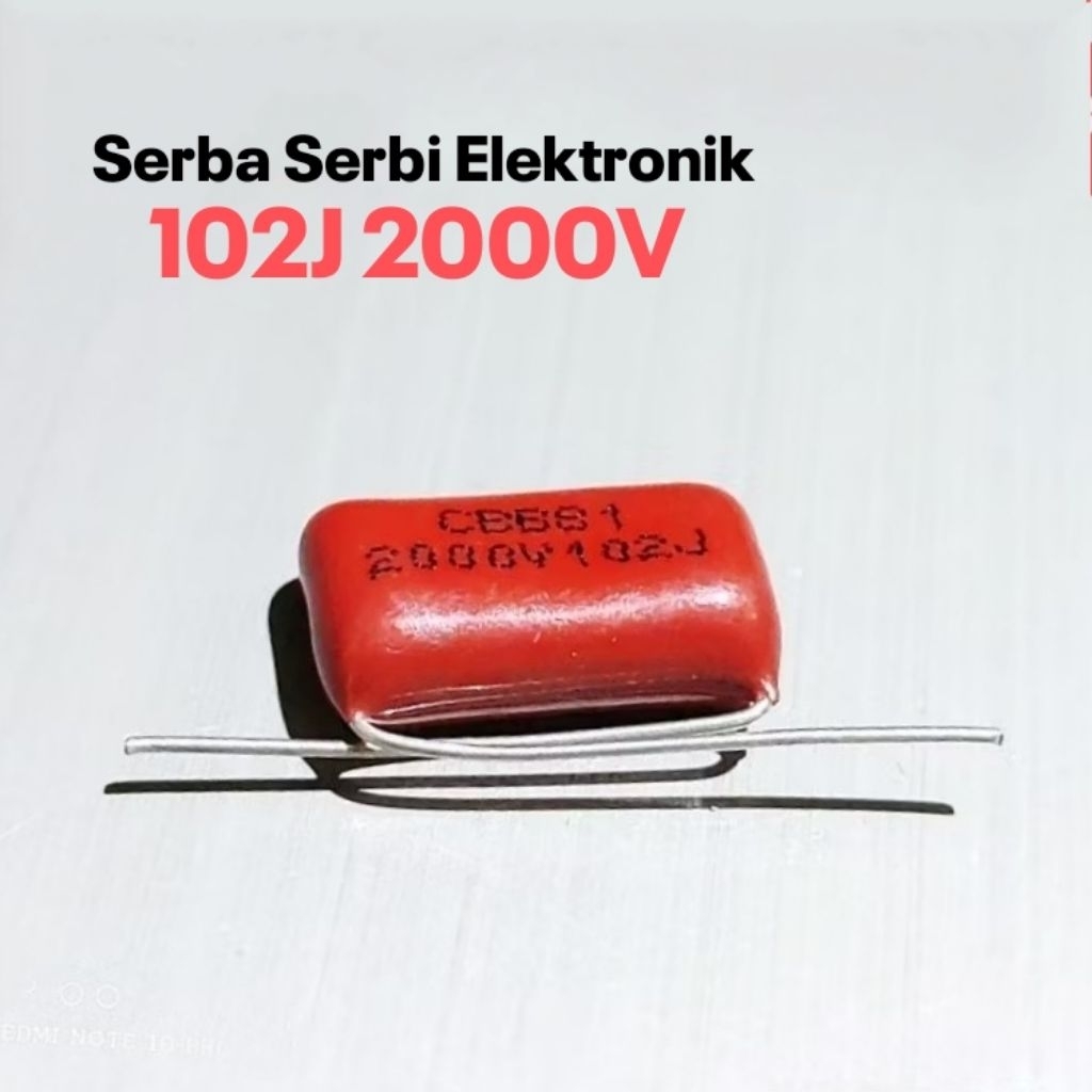 CAPASITOR MILAR 102 2000V MYLAR 102J 2000V