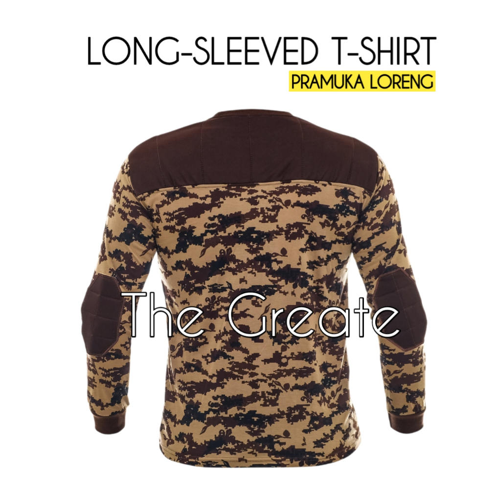 Kaos Loreng Pramuka Lengan Panjang