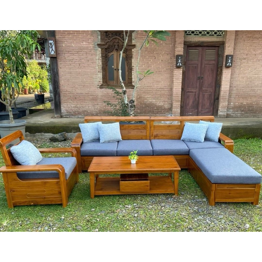 set meja tamu minimalis kursi tamu