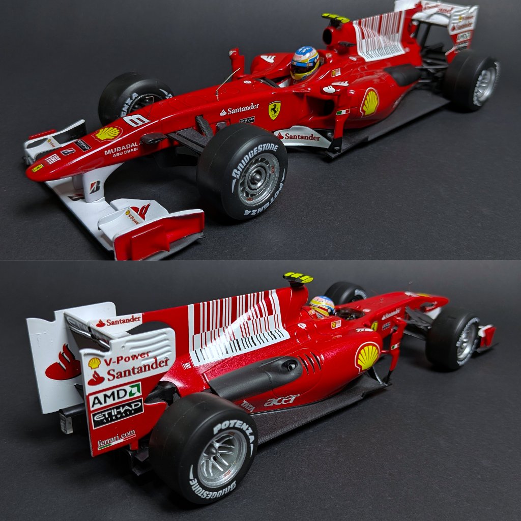 Hot Wheels Racing Ferrari F10 2010 Bahrain GP - Fernando Alonso - 1/18 Scale