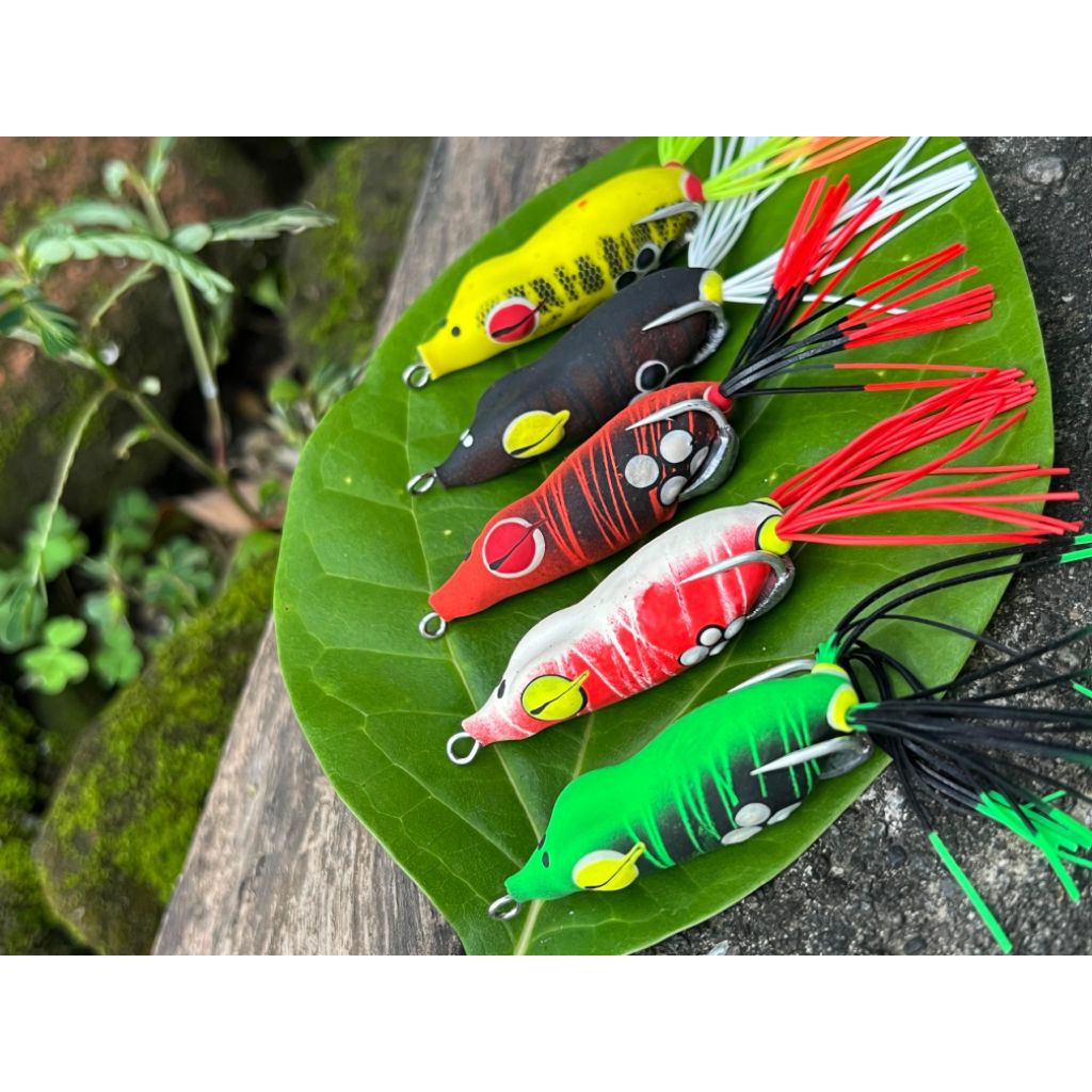 sofrog  skirt 5 cm double hook jepun2/0 action berdiri