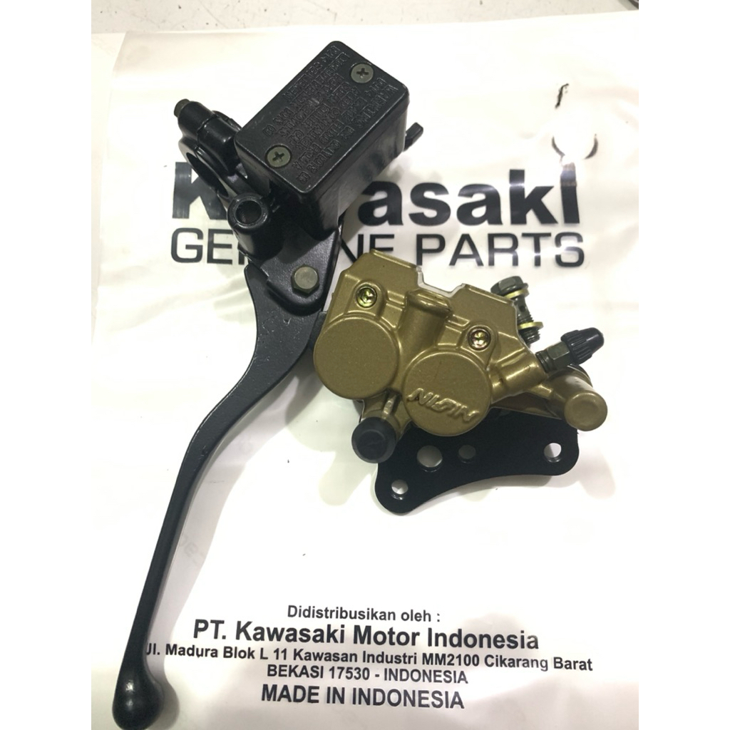 Kaliper Nissin + Master Rem Set Depan Ninja R/Ninja RR