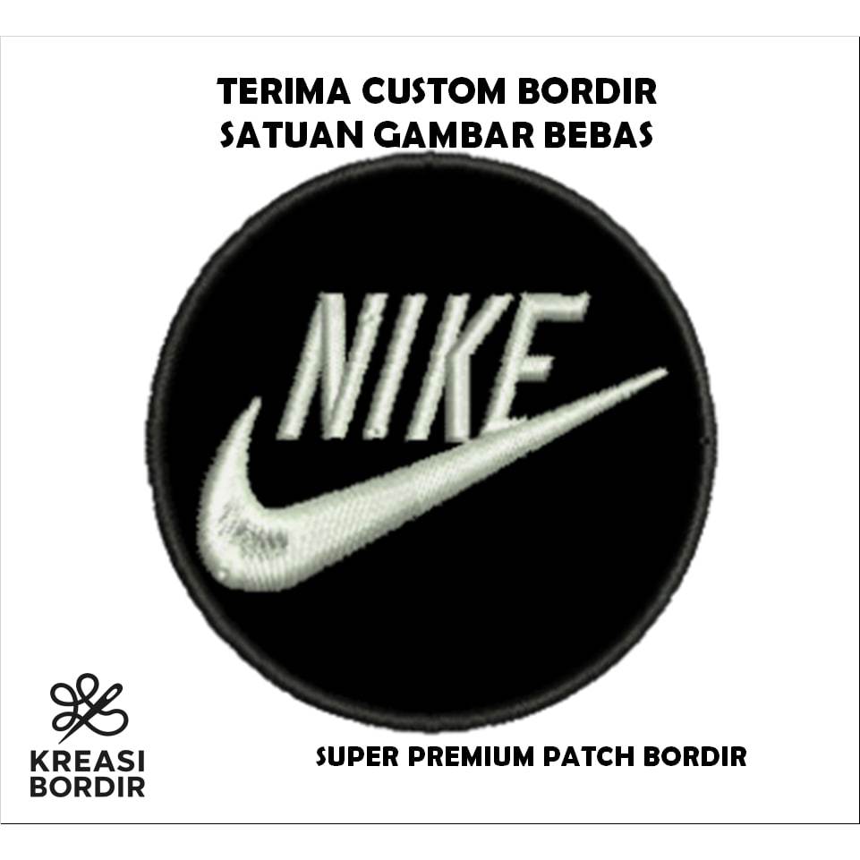 EMBLEM PATCH BORDIR LOGO NIKE BULAT - Kreasibordir.id
