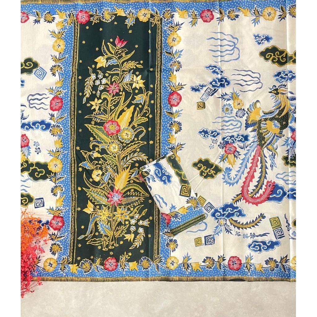 KAIN BATIK SARUNG TULIS MOTIF BURUNG HONG BAWAHAN PRIA DAN WANITA