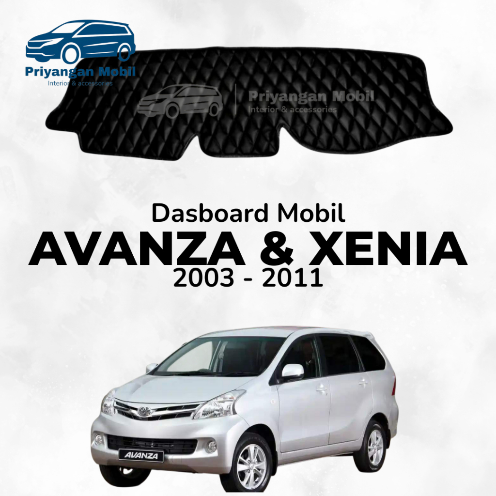 Alas Pelindung Dashboard Mobil Avanza & Xenia 2003- 2011 Motif Wajik | Anti Panas & Anti Kusam | Int