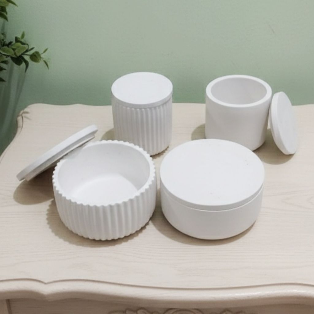 E0067 | Jar Estetik Serbaguna | Container Organizer Minimalist