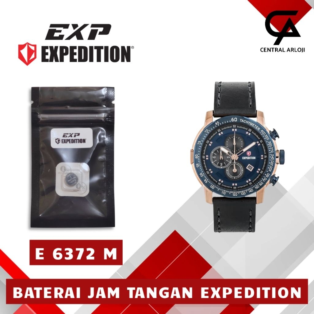 Baterai Jam Tangan Expedition E 6372 M Original