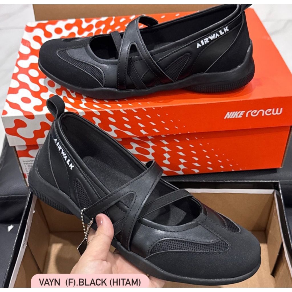 Sepatu Airwalk Vayn Women's Lifestyle Shoes -Black