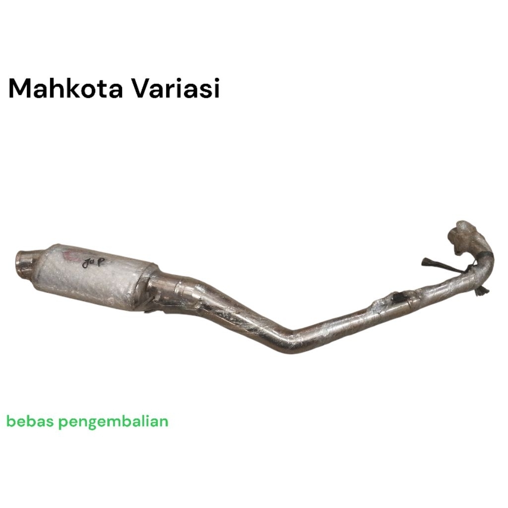 KNALPOT RACING JUPITER Z CREAMPIE OVAL BAKAR ORI 100%